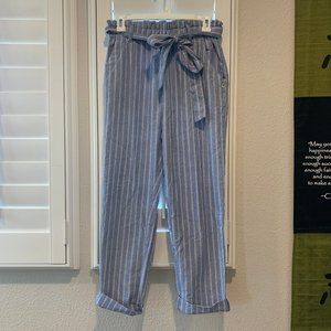Santorini Pants - Blue/White Stripe